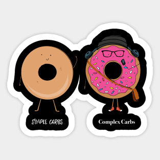 Simple Carbs vs Complex Carbs Sticker